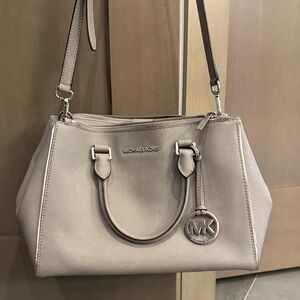 Michael Kors Elegant Gray Satchel